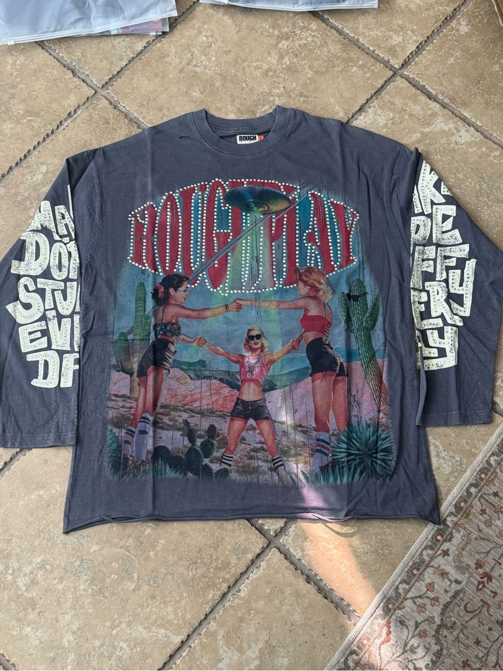Grey Rough Play Long Sleeve